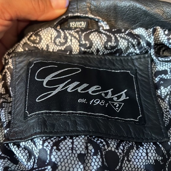 Guess Leather Jacket - Picture 7 of 7
